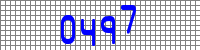 Blue Captcha Image