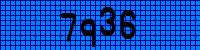 Blue Captcha Image