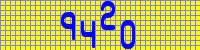 Blue Captcha Image