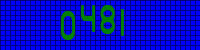 Blue Captcha Image