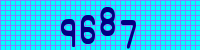 Blue Captcha Image