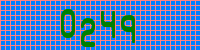 Blue Captcha Image