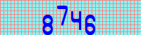 Blue Captcha Image