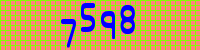 Blue Captcha Image