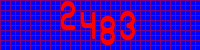 Blue Captcha Image
