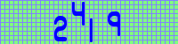 Blue Captcha Image