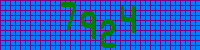 Blue Captcha Image