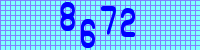 Blue Captcha Image