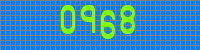Blue Captcha Image