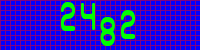 Blue Captcha Image