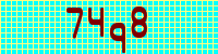 Blue Captcha Image
