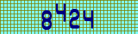 Blue Captcha Image