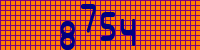 Blue Captcha Image