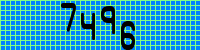 Blue Captcha Image