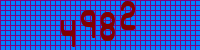 Blue Captcha Image