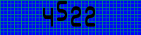 Blue Captcha Image