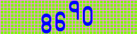 Blue Captcha Image