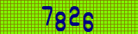 Blue Captcha Image