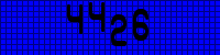 Blue Captcha Image