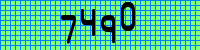 Blue Captcha Image