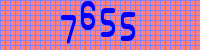 Blue Captcha Image