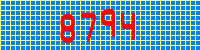 Blue Captcha Image
