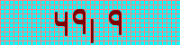 Blue Captcha Image