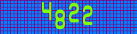 Blue Captcha Image