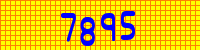 Blue Captcha Image