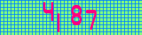 Blue Captcha Image