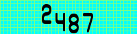 Blue Captcha Image