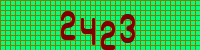 Blue Captcha Image