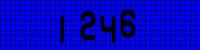 Blue Captcha Image