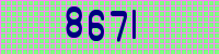 Blue Captcha Image