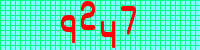 Blue Captcha Image