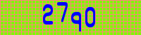 Blue Captcha Image