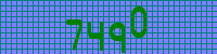 Blue Captcha Image