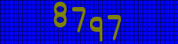 Blue Captcha Image