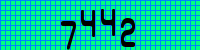 Blue Captcha Image
