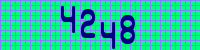 Blue Captcha Image