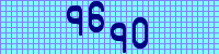 Blue Captcha Image