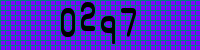 Blue Captcha Image