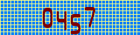 Blue Captcha Image