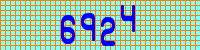 Blue Captcha Image