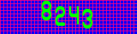 Blue Captcha Image