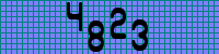 Blue Captcha Image
