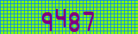 Blue Captcha Image