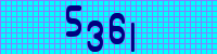 Blue Captcha Image