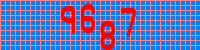 Blue Captcha Image