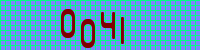 Blue Captcha Image